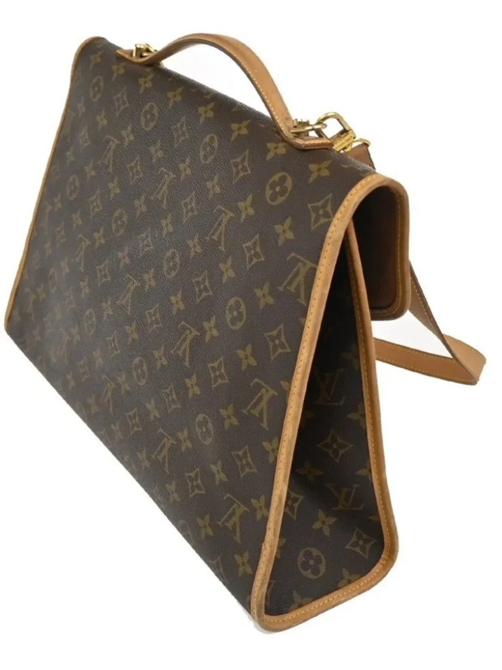 LOUIS VUITTON Beverly 2Way Hand Bag Briefcase Monogram Leather